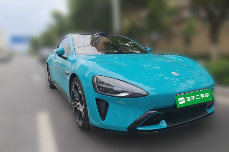 Used Xiaomi Auto SU7 2024 Four-Wheel Drive Ultra-Long Range Advanced Intelligent Driving Max Edition Front Right 45 Deg