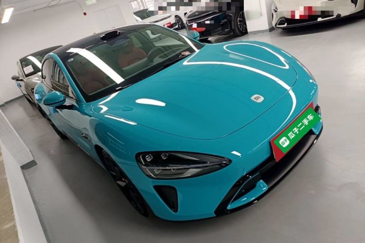 Used Xiaomi Auto SU7 2024 Four-Wheel Drive Ultra-Long Range Advanced Intelligent Driving Max Edition Front Right 45 Deg