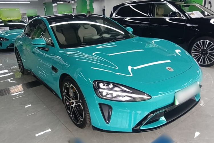 Used Xiaomi Auto SU7 2024 Four-Wheel Drive Ultra-Long Range Advanced Intelligent Driving Max Edition Front Right 45 Deg