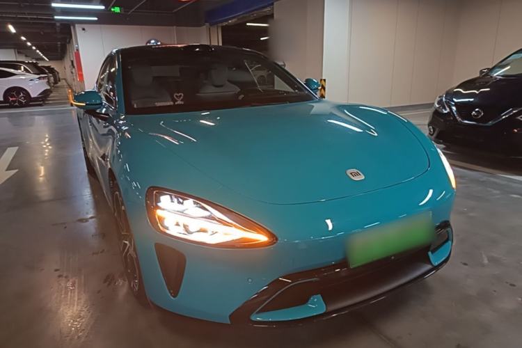 Used Xiaomi Auto SU7 2024 Four-Wheel Drive Ultra-Long Range Advanced Intelligent Driving Max Edition Front Right 45 Deg