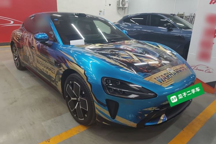 Used Xiaomi Auto SU7 2024 Four-Wheel Drive Ultra-Long Range Advanced Intelligent Driving Max Edition Front Right 45 Deg