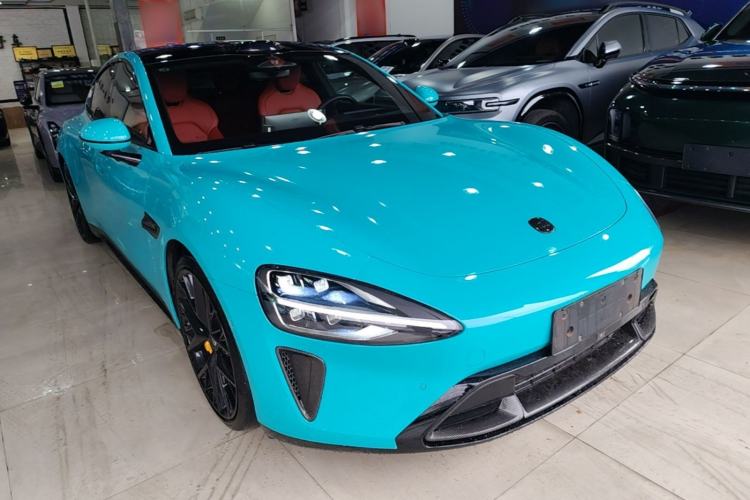 Used Xiaomi Auto SU7 2024 Four-Wheel Drive Ultra-Long Range Advanced Intelligent Driving Max Edition Front Right 45 Deg