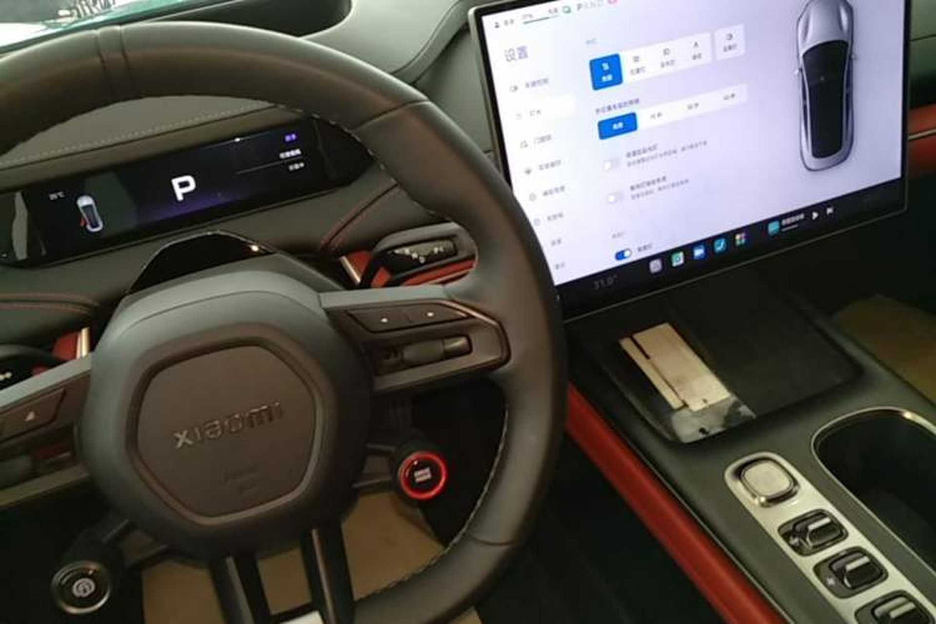 Used Xiaomi Auto SU7 2024 Four-Wheel Drive Ultra-Long Range Advanced Intelligent Driving Max Edition Gear Lever
