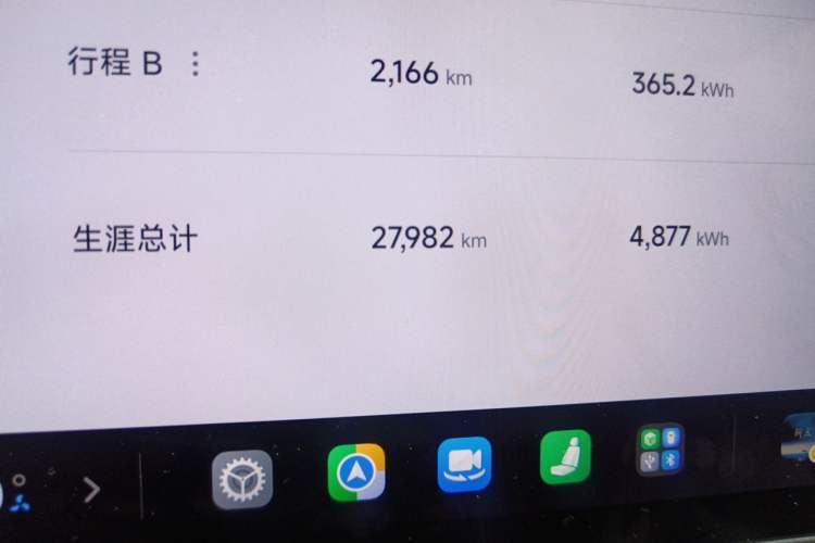 Used Xiaomi Auto SU7 2024 Rear-Drive Ultra-Long Range Advanced Pro-Level Intelligent Driving Version Odometer Close Up