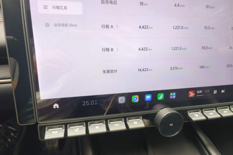 Used Xiaomi Auto SU7 2024 Four-Wheel-Drive Max Founder's Edition Odometer Close Up