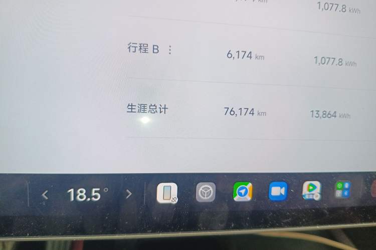 Used Xiaomi Auto SU7 2024 Four-Wheel Drive Ultra-Long Range Advanced Intelligent Driving Max Edition Odometer Close Up