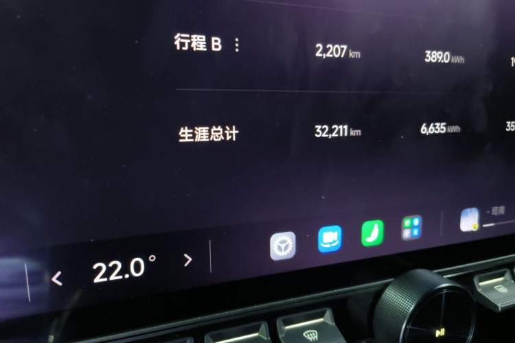 Used Xiaomi Auto SU7 2024 Four-Wheel Drive Ultra-Long Range Advanced Intelligent Driving Max Edition Odometer Close Up