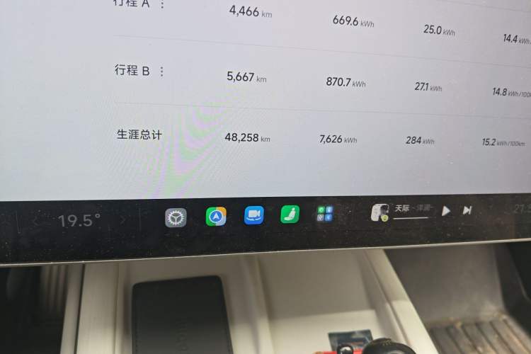 Used Xiaomi Auto SU7 2024 Rear-Drive Ultra-Long Range Advanced Pro-Level Intelligent Driving Version Odometer Close Up