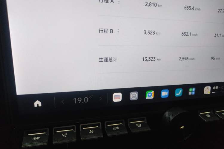 Used Xiaomi Auto SU7 2024 Four-Wheel Drive Ultra-Long Range Advanced Intelligent Driving Max Edition Odometer Close Up