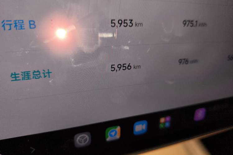 Used Xiaomi Auto SU7 2024 Rear-Drive Long-Range Intelligent Driving Version Odometer Close Up