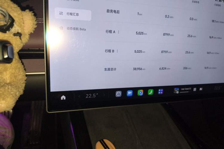 Used Xiaomi Auto SU7 2024 Four-Wheel Drive Ultra-Long Range Advanced Intelligent Driving Max Edition Odometer Close Up