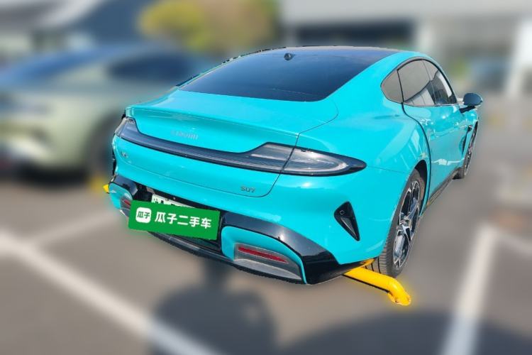 Used Xiaomi Auto SU7 2024 Rear-Drive Ultra-Long Range Advanced Pro-Level Intelligent Driving Version Rear Right 45 Deg