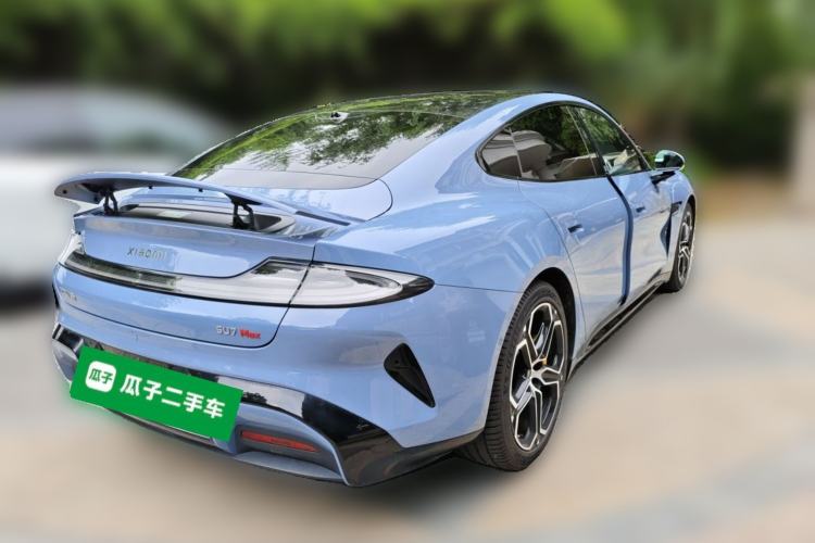 Used Xiaomi Auto SU7 2024 Four-Wheel Drive Ultra-Long Range Advanced Intelligent Driving Max Edition Rear Right 45 Deg