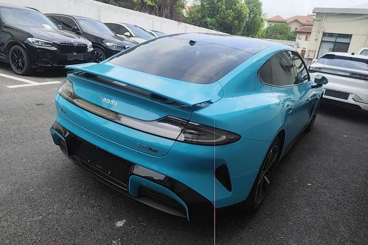 Used Xiaomi Auto SU7 2024 Four-Wheel Drive Ultra-Long Range Advanced Intelligent Driving Max Edition Rear Right 45 Deg