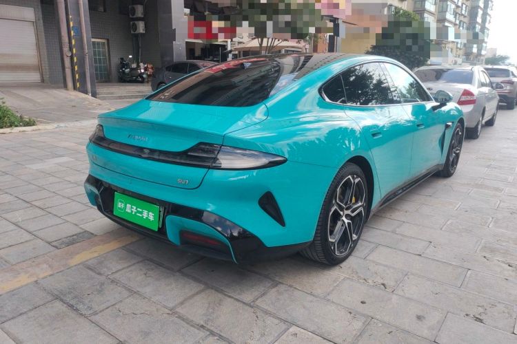 Used Xiaomi Auto SU7 2024 Rear-Drive Long-Range Intelligent Driving Version Rear Right 45 Deg