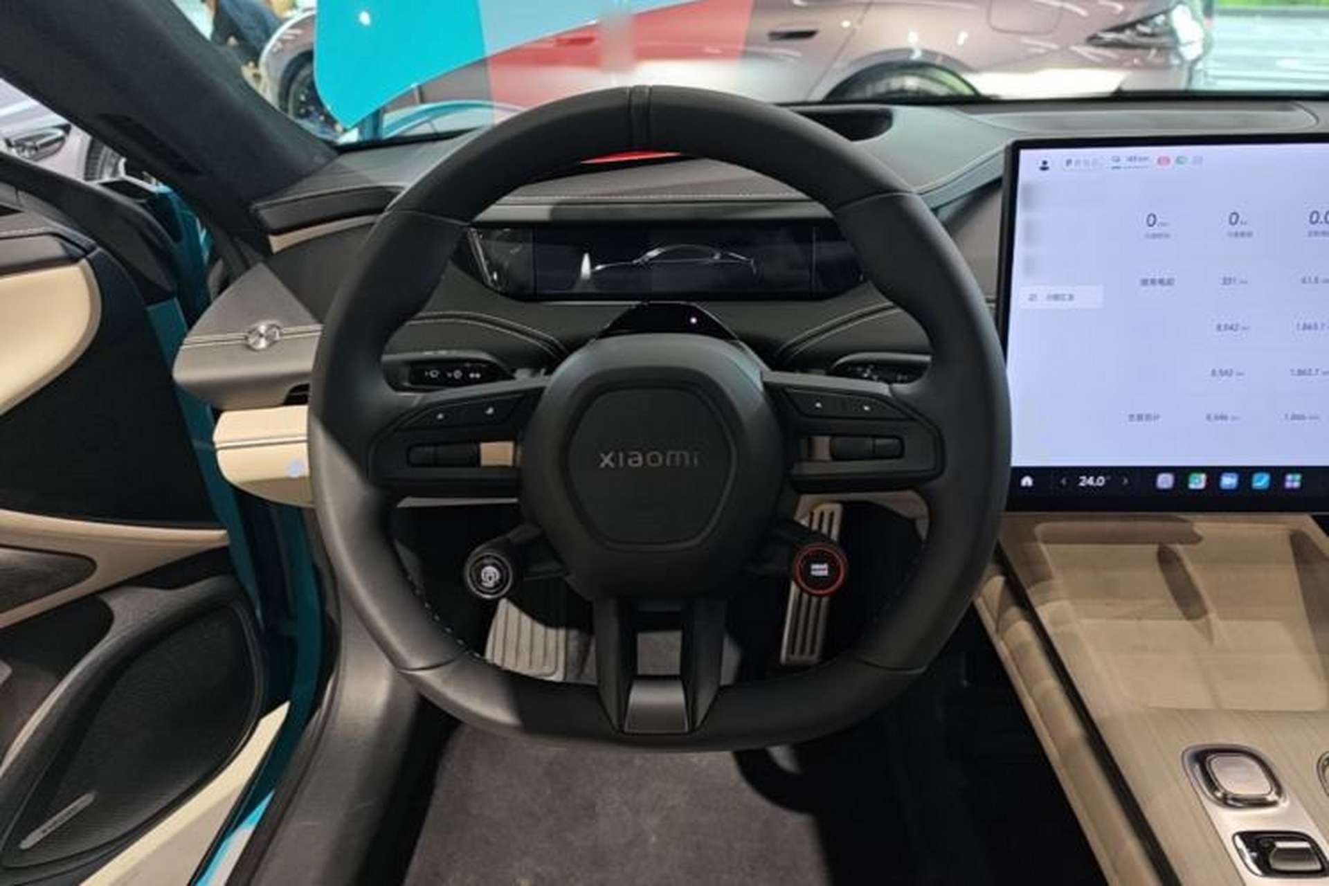Used Xiaomi Auto SU7 2024 Four-Wheel Drive Ultra-Long Range Advanced Intelligent Driving Max Edition Steering Wheel