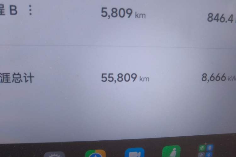 Used Xiaomi Auto SU7 2024 Rear-Drive Ultra-Long Range Advanced Pro-Level Intelligent Driving Version Odometer Close Up