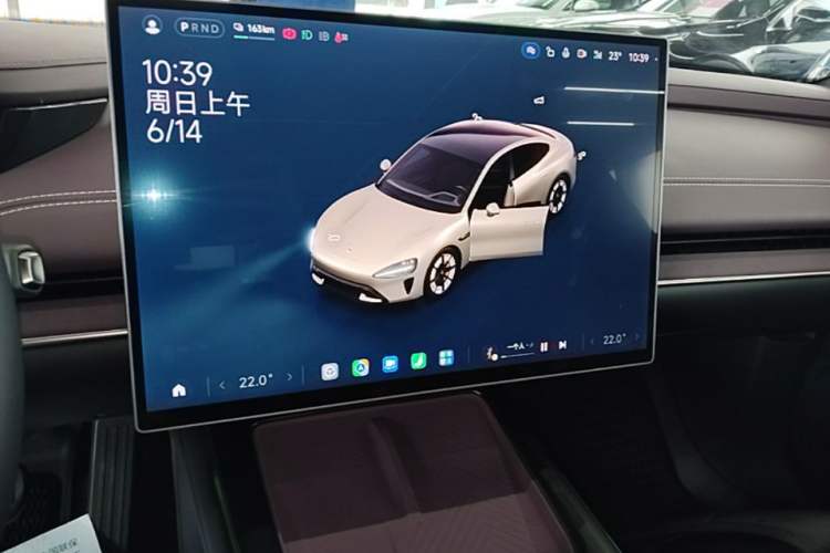 Used Xiaomi Auto SU7 2024 Rear-Drive Long-Range Intelligent Driving Version Audio And AC Panel