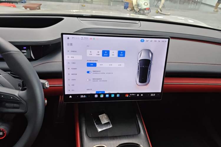 Used Xiaomi Auto SU7 2024 Four-Wheel Drive Ultra-Long Range Advanced Intelligent Driving Max Edition Audio And AC Panel