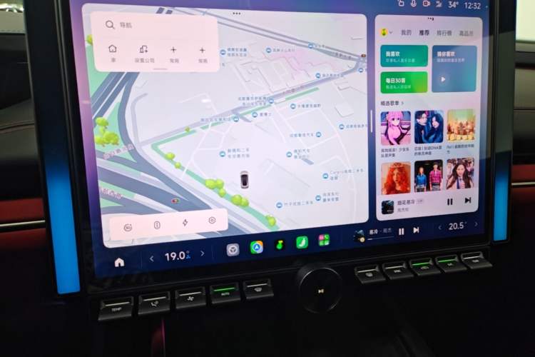 Used Xiaomi Auto SU7 2024 Rear-Drive Long-Range Intelligent Driving Version Audio And AC Panel
