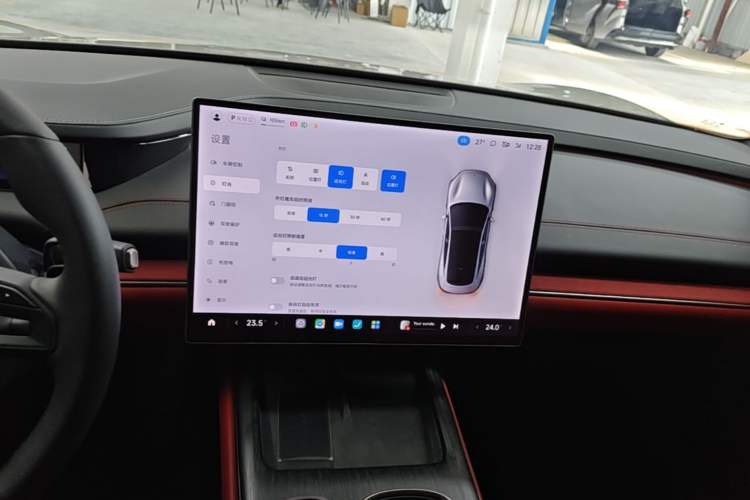 Used Xiaomi Auto SU7 2024 Rear-Drive Long-Range Intelligent Driving Version Audio And AC Panel
