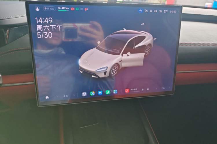 Used Xiaomi Auto SU7 2024 Rear-Drive Long-Range Intelligent Driving Version Audio And AC Panel