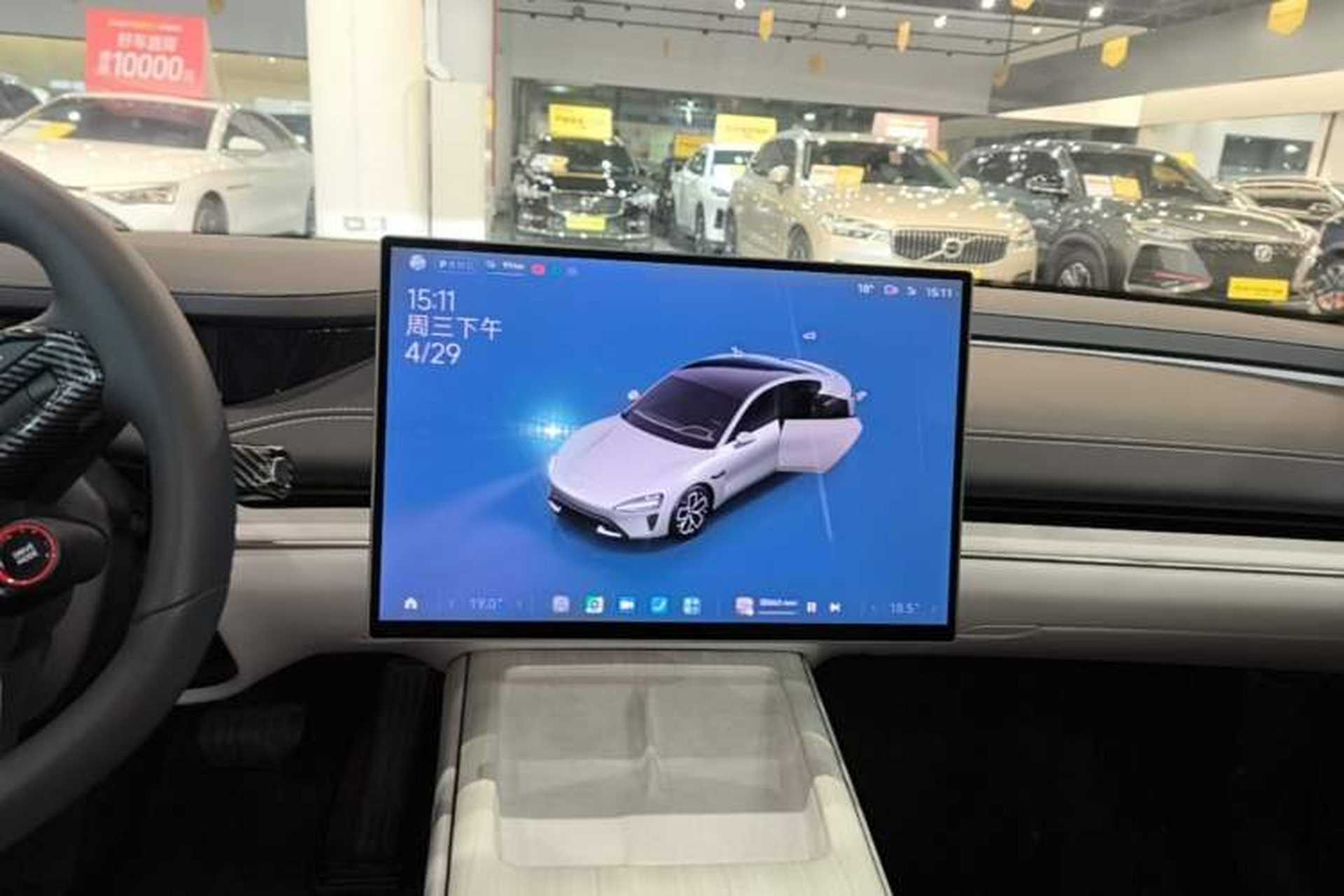 Used Xiaomi Auto SU7 2024 Rear-Drive Long-Range Intelligent Driving Version Audio And AC Panel