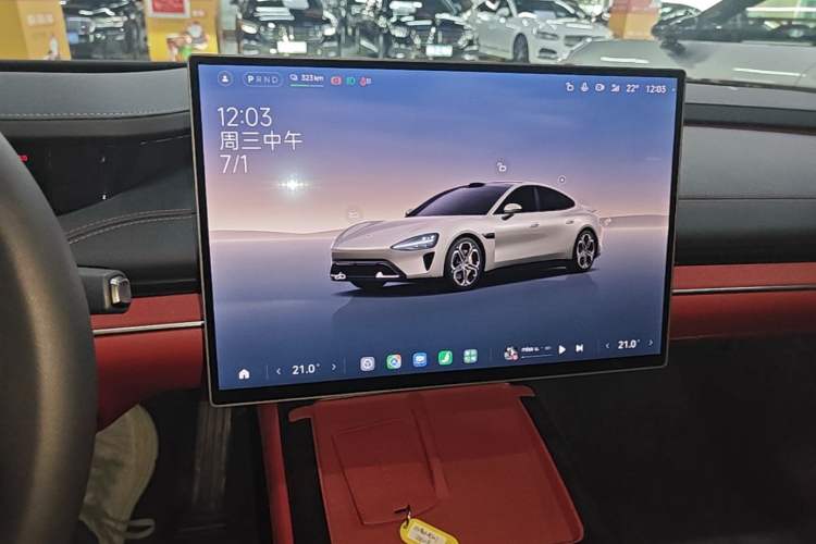 Used Xiaomi Auto SU7 2024 Four-Wheel Drive Ultra-Long Range Advanced Intelligent Driving Max Edition Audio And AC Panel