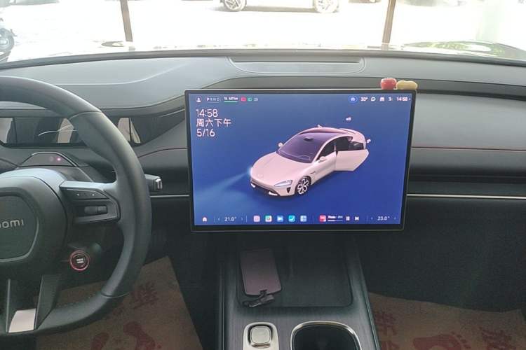 Used Xiaomi Auto SU7 2024 Rear-Drive Ultra-Long Range Advanced Pro-Level Intelligent Driving Version Audio And AC Panel