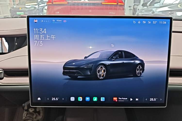 Used Xiaomi Auto SU7 2024 Rear-Drive Long-Range Intelligent Driving Version Audio And AC Panel