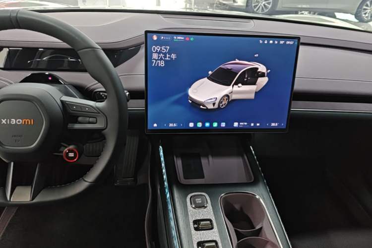 Used Xiaomi Auto SU7 2024 Rear-Drive Ultra-Long Range Advanced Pro-Level Intelligent Driving Version Audio And AC Panel