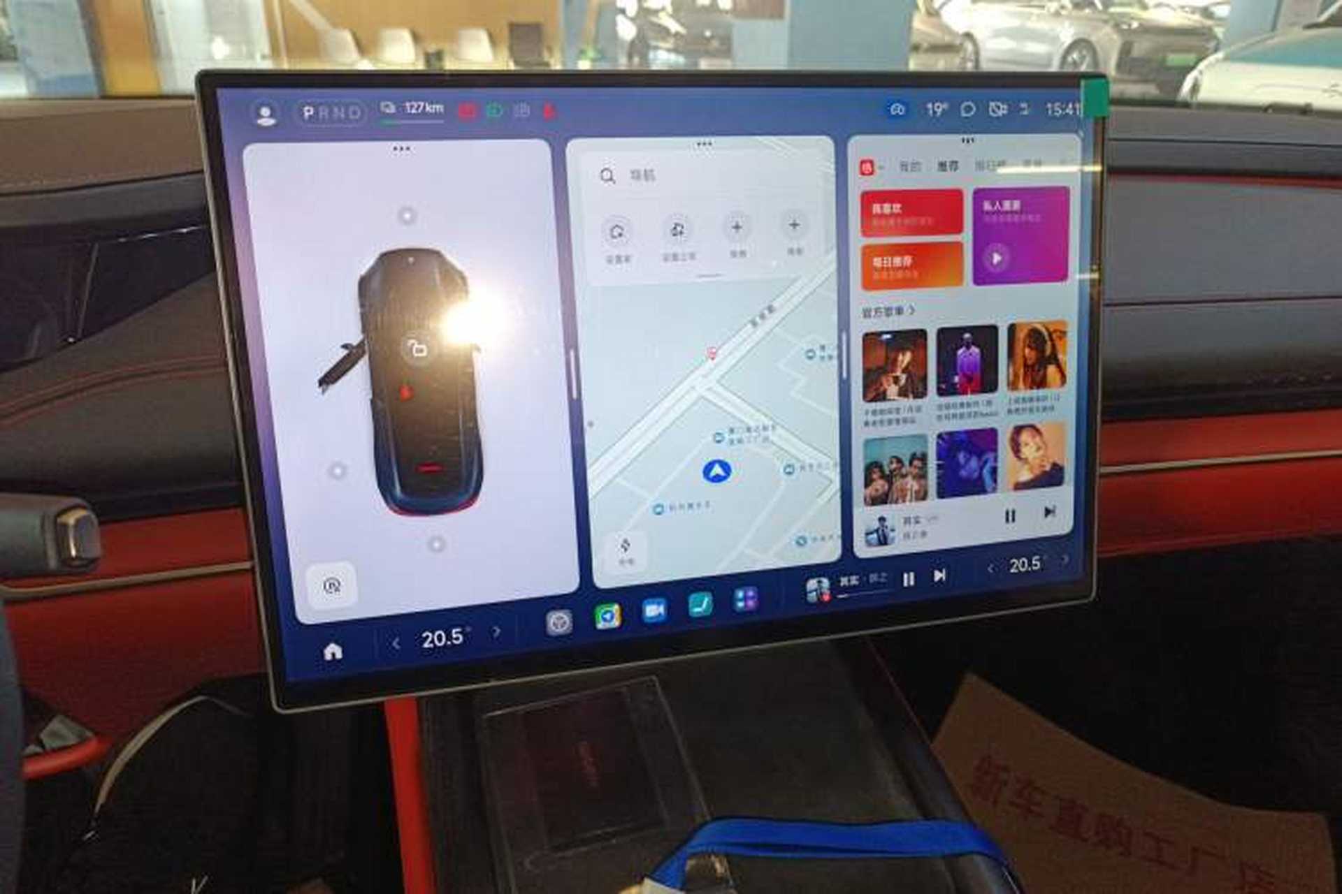 Used Xiaomi Auto SU7 2024 Rear-Drive Ultra-Long Range Advanced Pro-Level Intelligent Driving Version Audio And AC Panel
