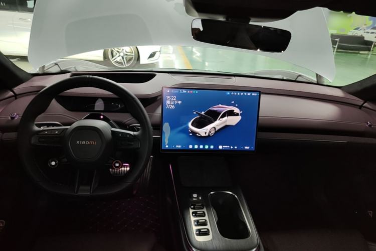 Used Xiaomi Auto SU7 2024 Four-Wheel Drive Ultra-Long Range Advanced Intelligent Driving Max Edition Center Console
