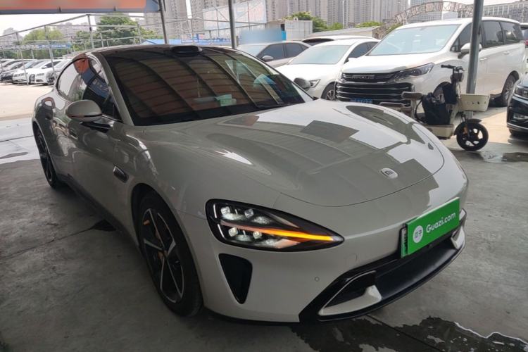 Used Xiaomi Auto SU7 2024 Four-Wheel Drive Ultra-Long Range Advanced Intelligent Driving Max Edition Front Right 45 Deg