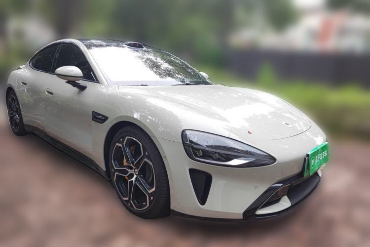 Used Xiaomi Auto SU7 2024 Four-Wheel Drive Ultra-Long Range Advanced Intelligent Driving Max Edition Front Right 45 Deg