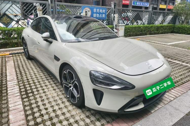 Used Xiaomi Auto SU7 2024 Four-Wheel Drive Ultra-Long Range Advanced Intelligent Driving Max Edition Front Right 45 Deg