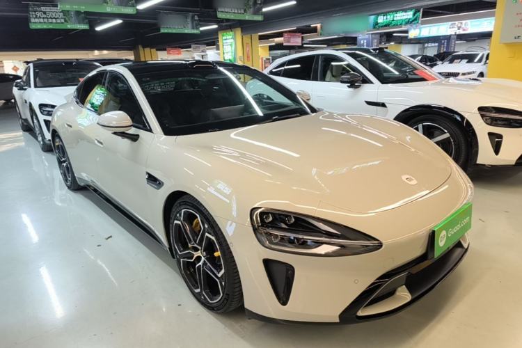 Used Xiaomi Auto SU7 2024 Four-Wheel Drive Ultra-Long Range Advanced Intelligent Driving Max Edition Front Right 45 Deg
