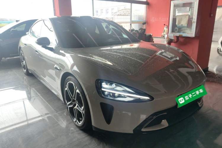 Used Xiaomi Auto SU7 2024 Four-Wheel Drive Ultra-Long Range Advanced Intelligent Driving Max Edition Front Right 45 Deg