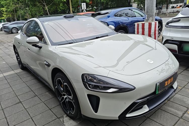 Used Xiaomi Auto SU7 2024 Four-Wheel Drive Ultra-Long Range Advanced Intelligent Driving Max Edition Front Right 45 Deg