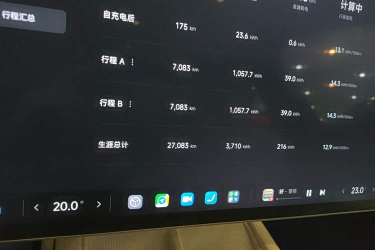 Used Xiaomi Auto SU7 2024 Rear-Drive Long-Range Intelligent Driving Version Instrument Cluster