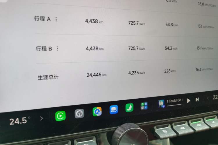 Used Xiaomi Auto SU7 2024 Rear-Drive Ultra-Long Range Advanced Pro-Level Intelligent Driving Version Odometer Close Up