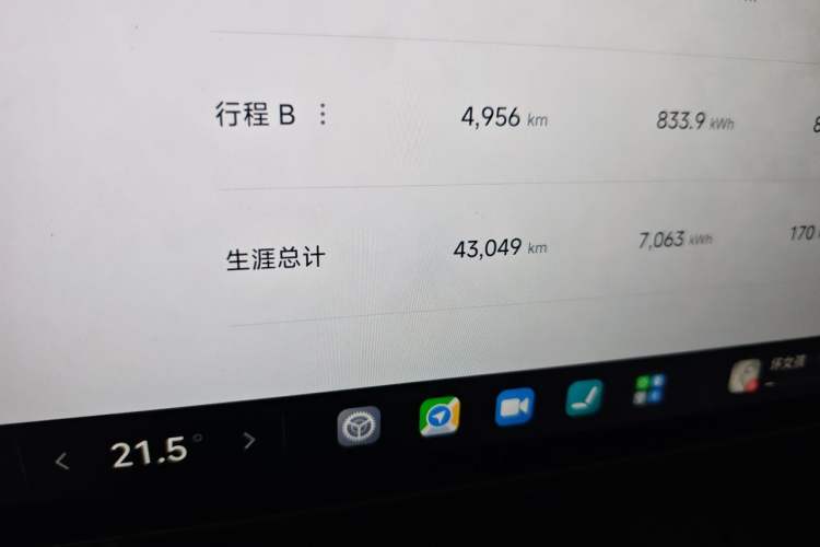 Used Xiaomi Auto SU7 2024 Rear-Drive Ultra-Long Range Advanced Pro-Level Intelligent Driving Version Odometer Close Up