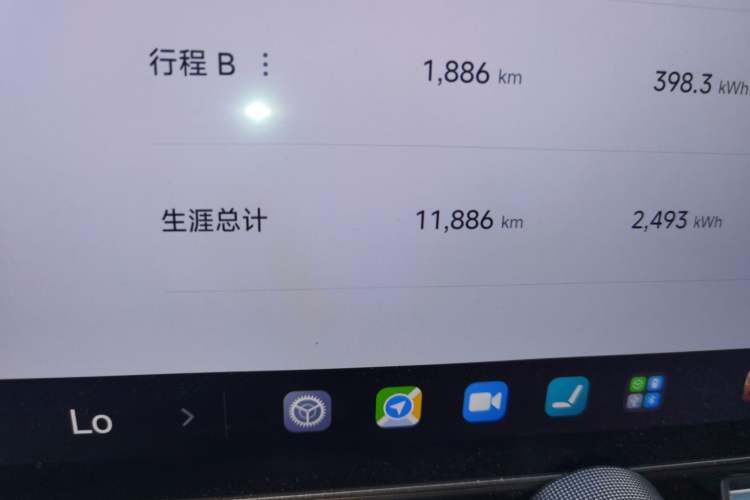 Used Xiaomi Auto SU7 2024 Rear-Drive Ultra-Long Range Advanced Pro-Level Intelligent Driving Version Odometer Close Up