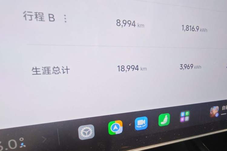 Used Xiaomi Auto SU7 2024 Four-Wheel Drive Ultra-Long Range Advanced Intelligent Driving Max Edition Odometer Close Up