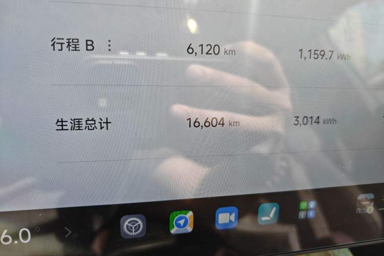 Used Xiaomi Auto SU7 2024 Rear-Drive Ultra-Long Range Advanced Pro-Level Intelligent Driving Version Odometer Close Up