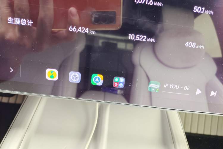 Used Xiaomi Auto SU7 2024 Rear-Drive Long-Range Intelligent Driving Version Odometer Close Up