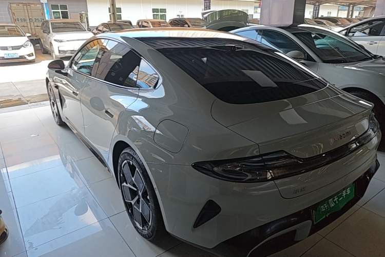 Used Xiaomi Auto SU7 2024 Rear-Drive Ultra-Long Range Advanced Pro-Level Intelligent Driving Version Rear Left 45 Deg
