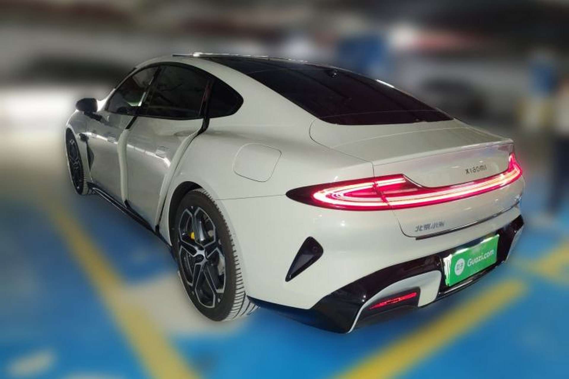Used Xiaomi Auto SU7 2024 Four-Wheel Drive Ultra-Long Range Advanced Intelligent Driving Max Edition Rear Left 45 Deg
