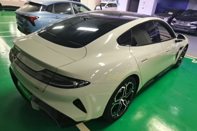 Used Xiaomi Auto SU7 2024 Four-Wheel Drive Ultra-Long Range Advanced Intelligent Driving Max Edition Rear Right 45 Deg