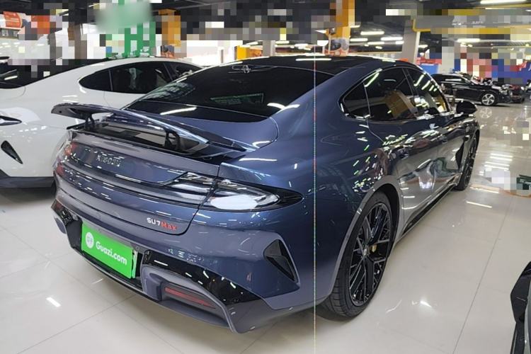 Used Xiaomi Auto SU7 2024 Four-Wheel Drive Ultra-Long Range Advanced Intelligent Driving Max Edition Rear Right 45 Deg